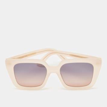Dior Light Peach Gradient DiorMidnight Rectangle Sunglasses