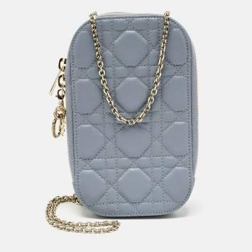 Christian Dior Pink Cannage Leather Lady Dior iPhone 11 Pro