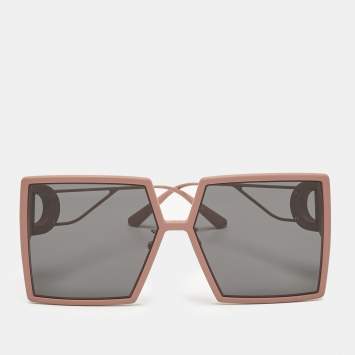 Pre Owned Dior Pink/Black 41A0 30 Montaigne Square Sunglasses 