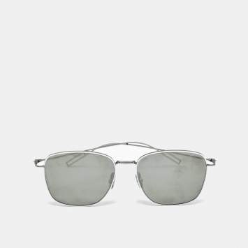 Pre Owned Dior Grey/Silver Tone Mirrored COMPOSIT 1.1 B3O0T Wayfarer Sunglasses
