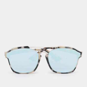 Pre Owned Dior Beige/Grey Mirrored A4EA4 Abstract Aviators Sunglasses