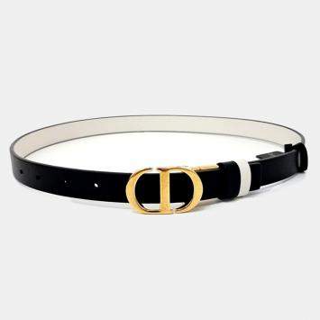 Pre Owned Dior Leather Reversible belt