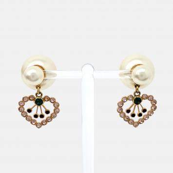 Pre Owned Dior Metal Tribal Earrings