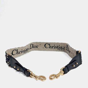 Pre Owned حمالة قماش كحلية ديور