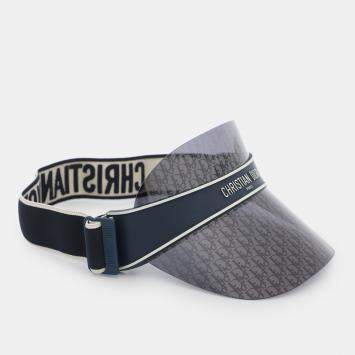 Pre Owned Dior Navy Blue Oblique Dior Club1 Visor