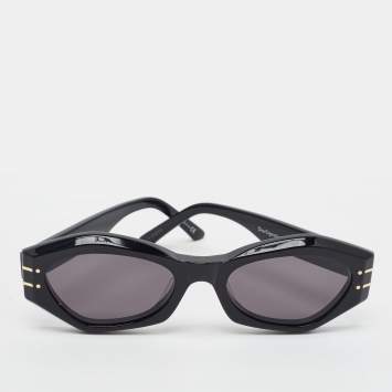 مملوكة مسبقًا Dior Black Signature B1U 13A5 Butterfly Sunglasses