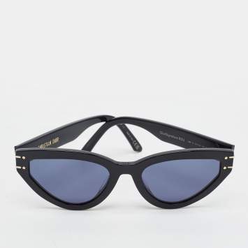 مملوكة مسبقًا Dior Black DiorSignature B2U 10B0 Cat Eye Sunglasses