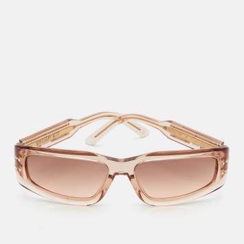 Pre Owned  Dior Pink Gradient DiorSignature S9U Rectangular Sunglasses