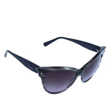 Pre Owned Dior Grey Havana/ Grey Gradient Les Marquises DiorMohotani Cateye Sunglasses