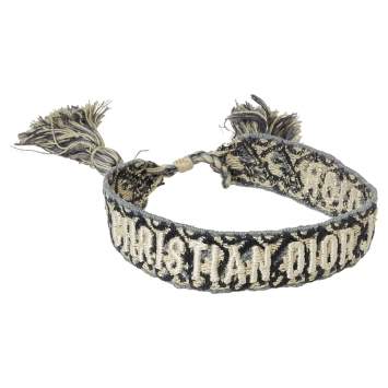 Pre Owned Dior Blue J'adior Woven Friendship Bracelet