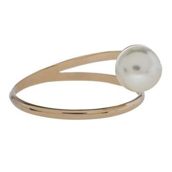 Pre Owned Dior UltraDior Gold Tone Faux Pearl Bracelet