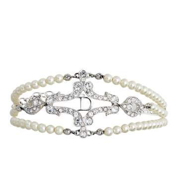 Pre Owned Dior Vintage Beaded Multi Strand Bracelet