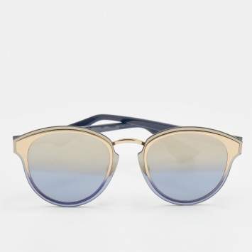 Pre Owned Dior Blue/Blue Gradient DiorNightfall LKSX5 Aviator Sunglasses