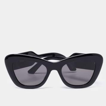 Pre Owned Dior Black / Grey DiorBobby Cat Eye Sunglasses