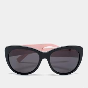 Pre Owned Dior Inedite Tricolor HDRY1 Oversized Sunglasses