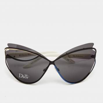 Pre Owned Dior Black/White 4CHY1 Audacieue Butterfly Sunglasses