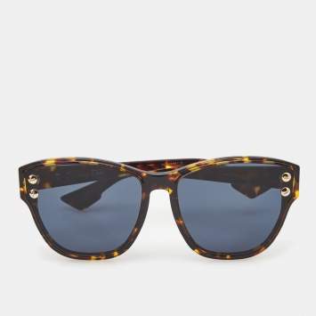 Pre Owned Dior Brown Tortoise Dioraddict3  Sunglasses
