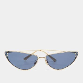 Pre Owned Dior Blue/Gold Miss Dior B1U Butterfly Sunglasses 