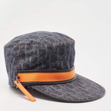 Pre Owned Dior Boutique Diorissimo Canvas Flight Hat 