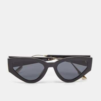 Pre Owned Dior Black Style Dior1 Cat Eye Sunglasses