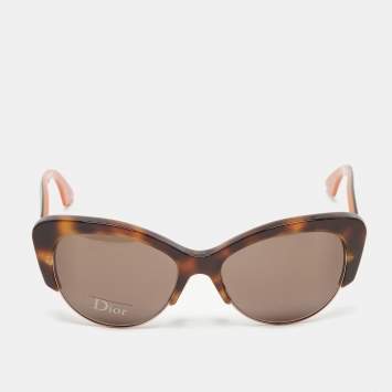 Pre Owned Christian Dior Multicolor Dior Envol 3 Cat Eye Sunglasses