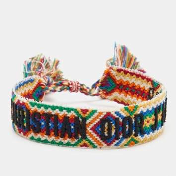 Pre Owned Dior J'adior Woven Fabric Adjustable Bracelet