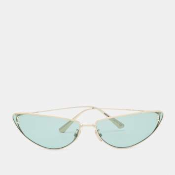 Pre Owned Dior Green/Gold Miss Dior Butterfly Sunglasses