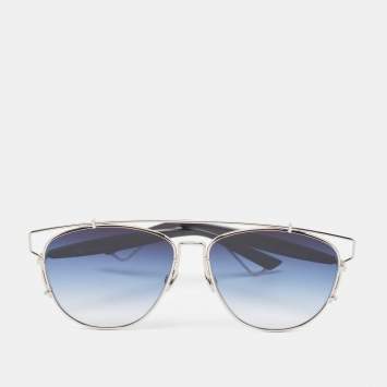 Pre Owned Dior Blue Gradient Technologic Aviator Sunglasses