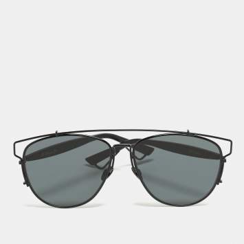 Pre Owned Dior Black Technologic Aviator Sunglasses