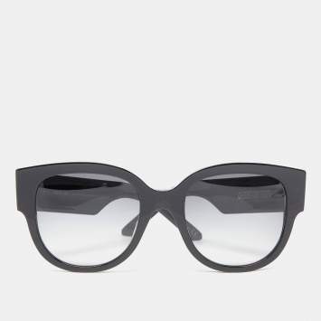 Pre Owned  Christian Dior Black Gradient/Black Acetate Wildior BU 10A1 Wayfarer Sunglasses