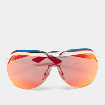 Pre Owned Dior Multicolor 6OQUW Diorsolar Shield Sunglasses