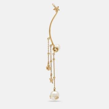 Pre Owned Dior Perles De DÃ¨sir Faux Pearl Ear Climber