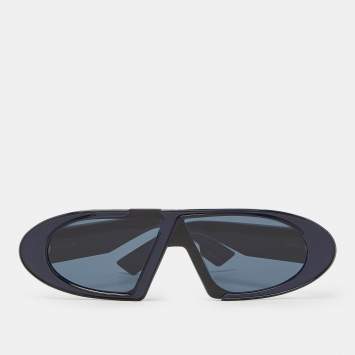 Pre Owned Dior Blue PJPA9 DiorOblique Oval Sunglasses 