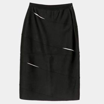 Dior Black Panel Skirt Size 36