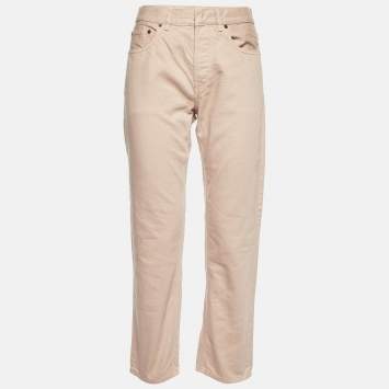 Dior Dusty Pink Denim Straight Fit Jeans S/Waist 31"