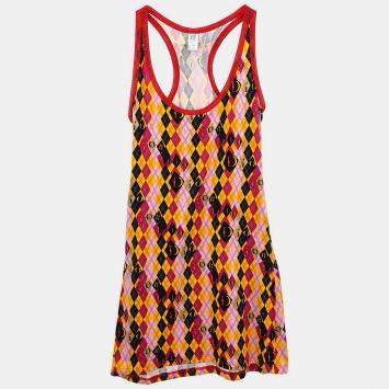 Pre Owned فستان كريستيان ديور بدون أكمام وردي HGLL16000 مقاس 38