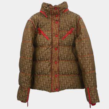 Pre Owned Christian Dior Zip Up Jacket Brown #38