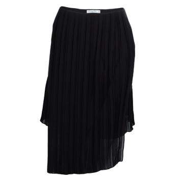 Pre Owned Dior Black Pleated Skirt M