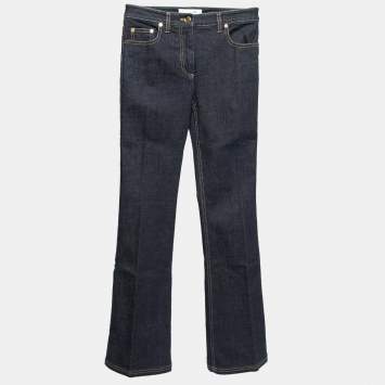 Pre Owned Dior Blue Denim Flared Jeans S