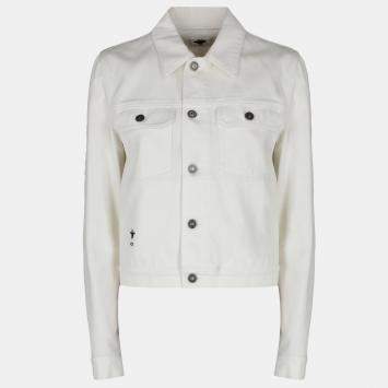 Pre Owned Dior  Women's Cotton Jacket - White - XS