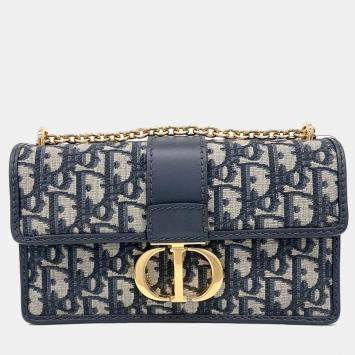 Pre Owned Christian Dior Oblique 30 Montaine East West Chain Bag