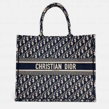 Pre Owned Christian Dior Oblique Book Tote Bag 42