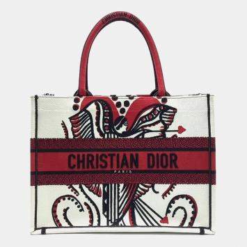 Pre Owned Dior Multicolor Canvas Book Tote Bag 36