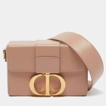 Pre Owned Dior Beige Leather 30 Montaigne Box Bag