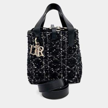 Dior Black Fabric Toujour Vertical Small bag