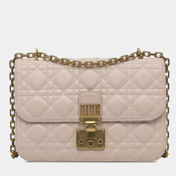 Dior Pink Cannage Dioraddict Crossbody Bag