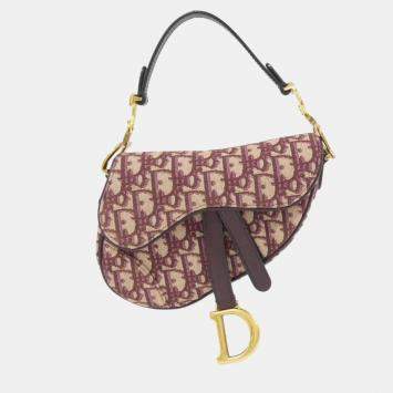 Pre Owned Christian Dior Saddle Dior Oblique Handbag