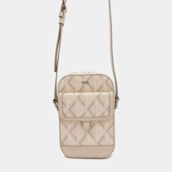 Dior Hit The Road Vertical Pouch Cddiamond White Pvc Leather