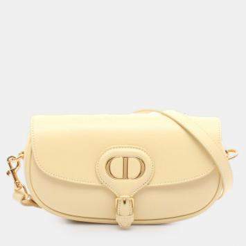 Pre Owned Dior Yellow Calfskin Bobby East West Crossbody