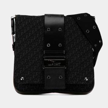 Dior Black Oblique Canvas Street Chic Crossbody